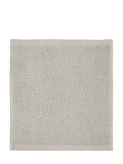 coincasa Asciugamani|Biancheria Bagno|Cestino 4 lavette cotone tinta unita Thermae Grigio