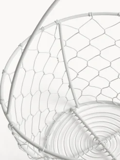 coincasa Contenitori E Cestini|Cestino ferro smaltato a coniglio Bianco