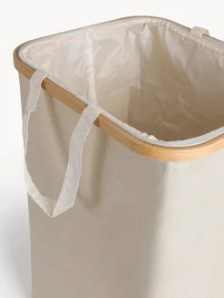 coincasa Accessori Bagno|Biancheria Bagno|Cesto in bamboo con coperchio Bianco