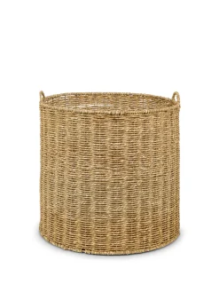 coincasa Cesti E Organizer|Lanterne E Vasi Da Esterno|Cesto in juta fatto a mano Naturale