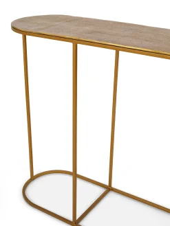 coincasa Tavoli|Consolle con finitura dorata Golden Hour Giallo oro