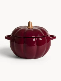 Contenitori E Cestini|Contenitore con coperchio in porcellana a forma di zucca Viola