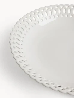 coincasa Coppe E Coppette|Coppa con base in porcellana traforata Bianco