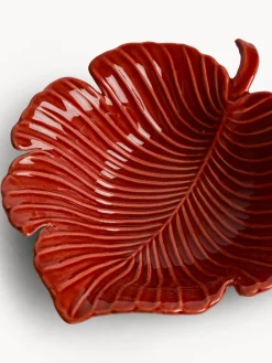 coincasa Coppe E Coppette|Coppa in stoneware a forma di foglia Multicolor