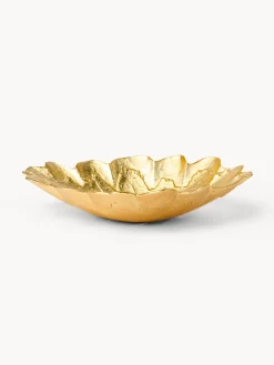 coincasa Coppe E Coppette|Coppe E Contenitori Natalizi|Coppa in vetro a foglia Oro