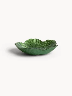 coincasa Coppe E Coppette|Coppa in vetro a forma fiore Verde