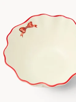 coincasa Coppe E Coppette|Coppe E Contenitori Natalizi|Coppetta in porcellana Natale vintage Bianco