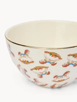 coincasa Coppe E Coppette|Coppe E Contenitori Natalizi|Coppette in stoneware decorato Multicolor