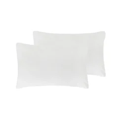 coincasa Biancheria Da Letto|Cuscini Letto|Coppia di copriguanciali puro cotone Bianco