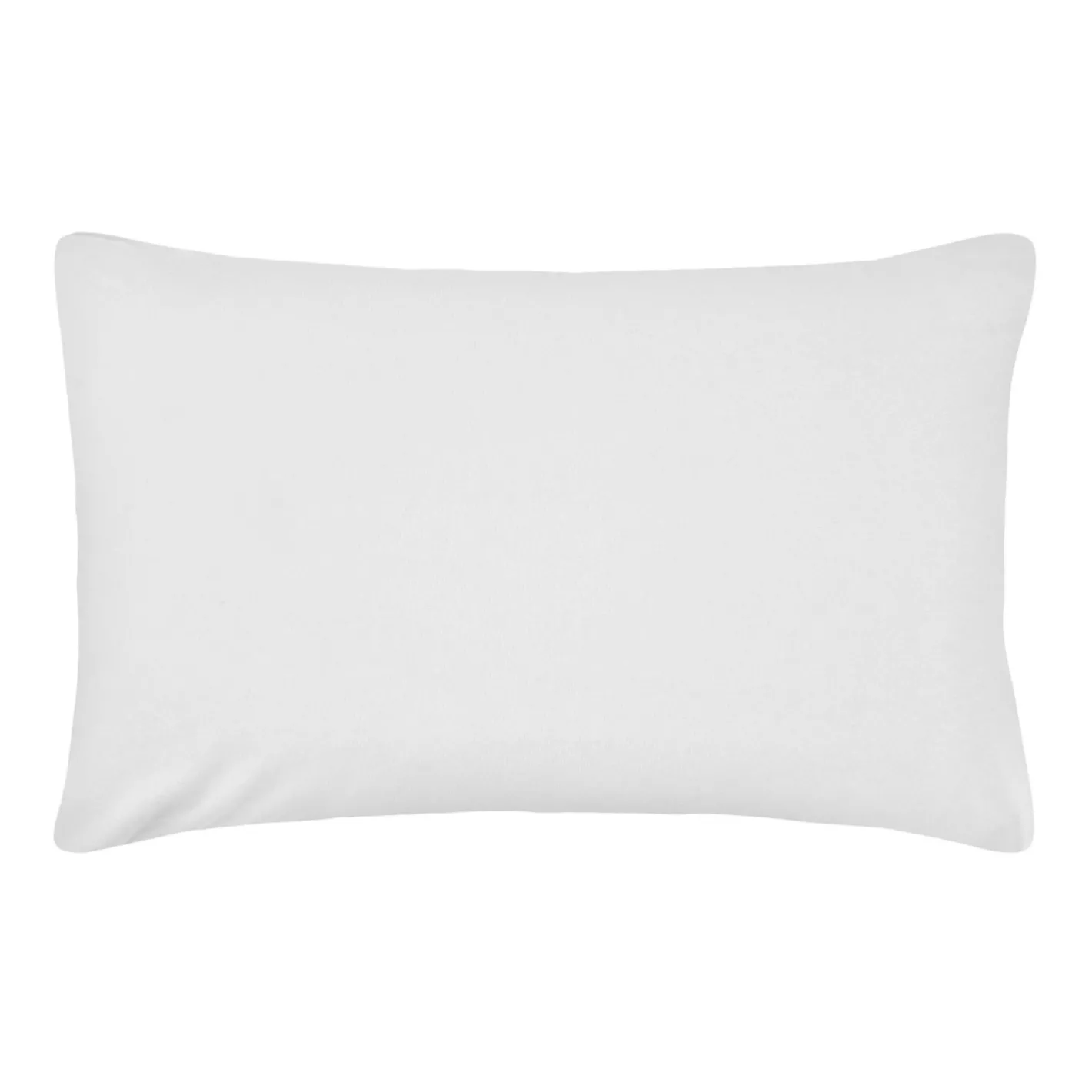 coincasa Biancheria Da Letto|Cuscini Letto|Copriguanciale raso di cotone Bianco