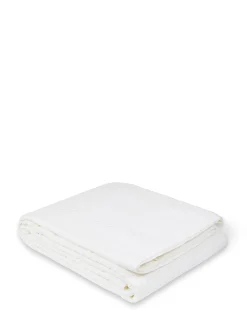 coincasa Biancheria Da Letto|Trapunte E Copriletti|Copriletto in cotone lavato tinto filo con decoro in rilievo Portofino Grigio perla