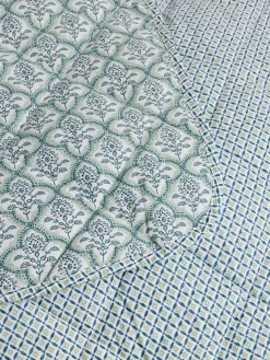 coincasa Biancheria Da Letto|Trapunte E Copriletti|Copriletto trapuntato in puro cotone double face Multicolor