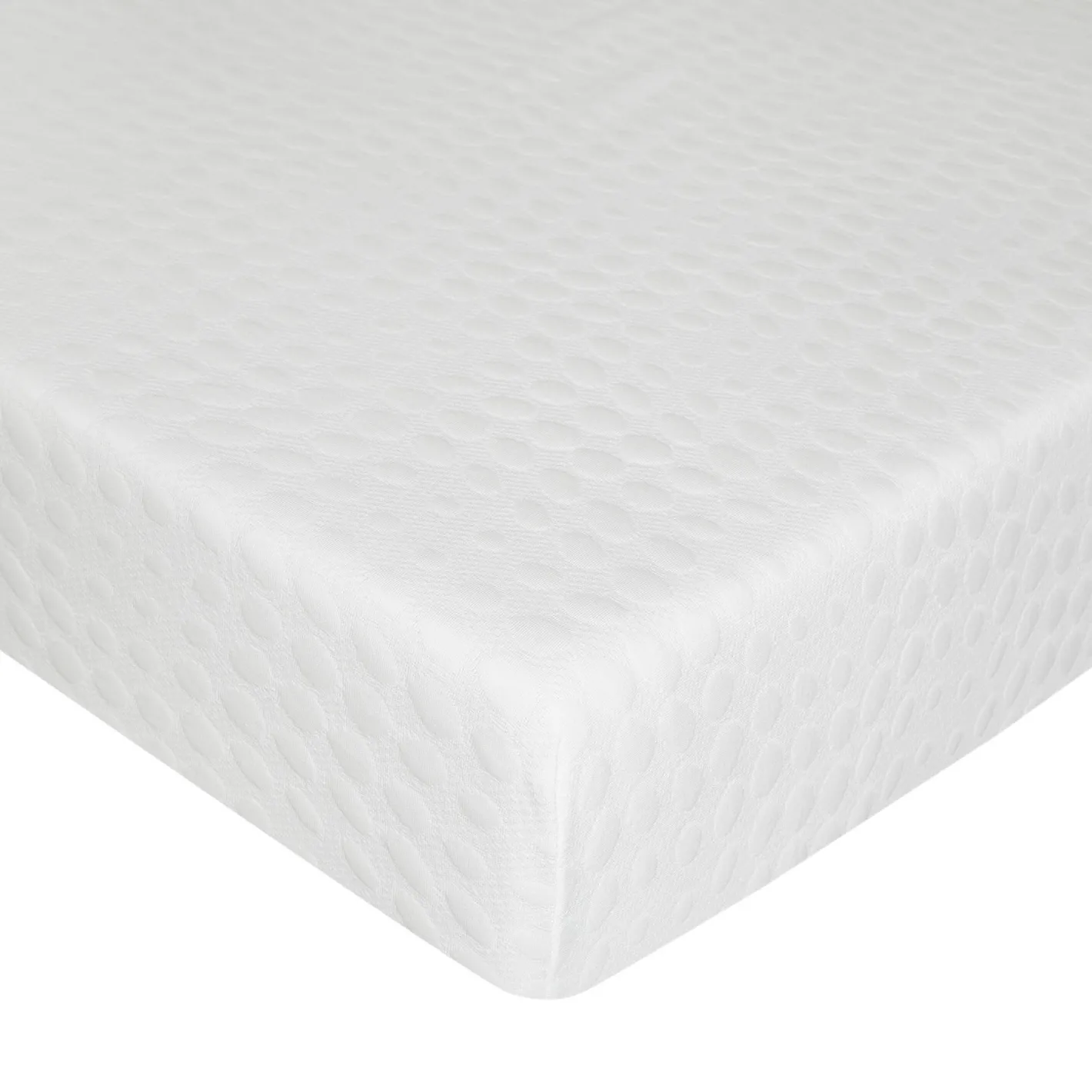 coincasa Biancheria Da Letto|Lenzuola Con Angoli|Coprimaterasso jacquard Threelevel Bianco