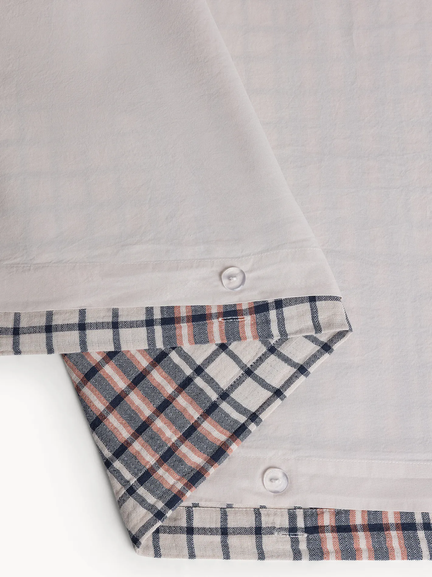 coincasa Biancheria Da Letto|Copripiumino in cotone lavato lavorazione jacquard a quadri Multicolor