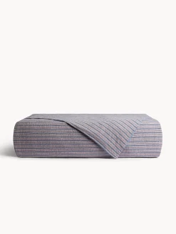 coincasa Biancheria Da Letto|Copripiumino in cotone lavato lavorazione jacquard a righe Multicolor