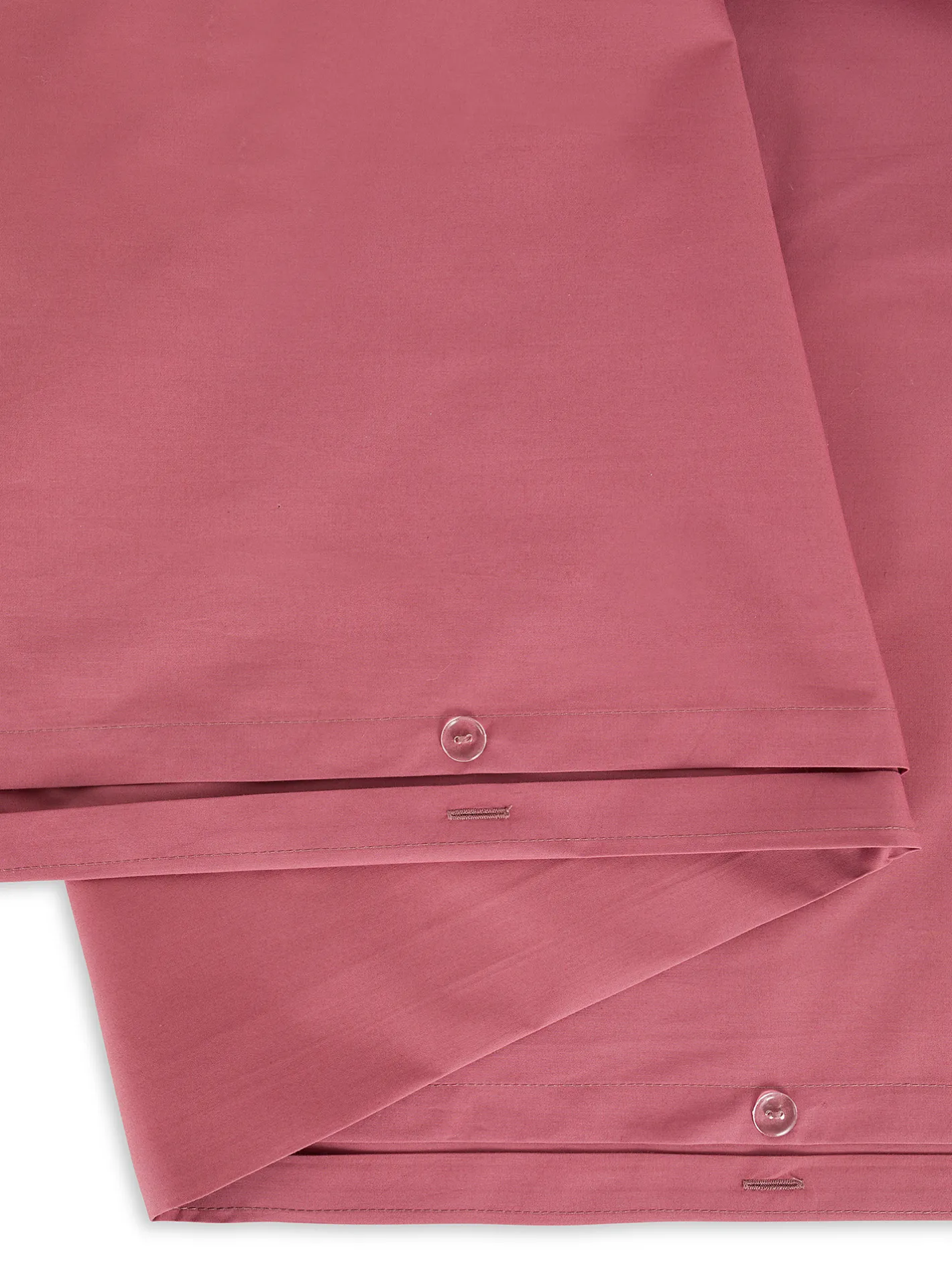 coincasa Biancheria Da Letto|Copripiumini|Copripiumino in cotone percalle Zefiro Rosa scuro