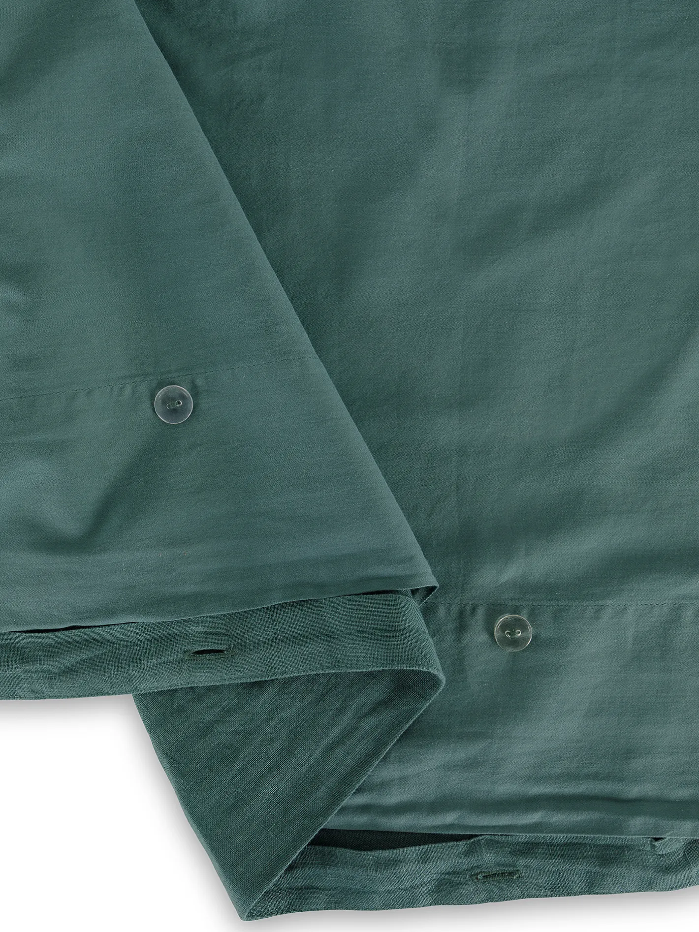 coincasa Biancheria Da Letto|Copripiumini|Copripiumino in lino e cotone tinta unita Zefiro Verde