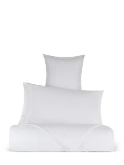 coincasa Biancheria Da Letto|Copripiumini|Copripiumino in lino e cotone tinta unita Zefiro Bianco