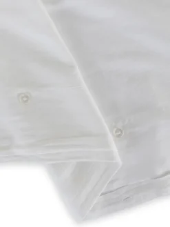 coincasa Biancheria Da Letto|Copripiumini|Copripiumino in lino e cotone tinta unita Zefiro Bianco