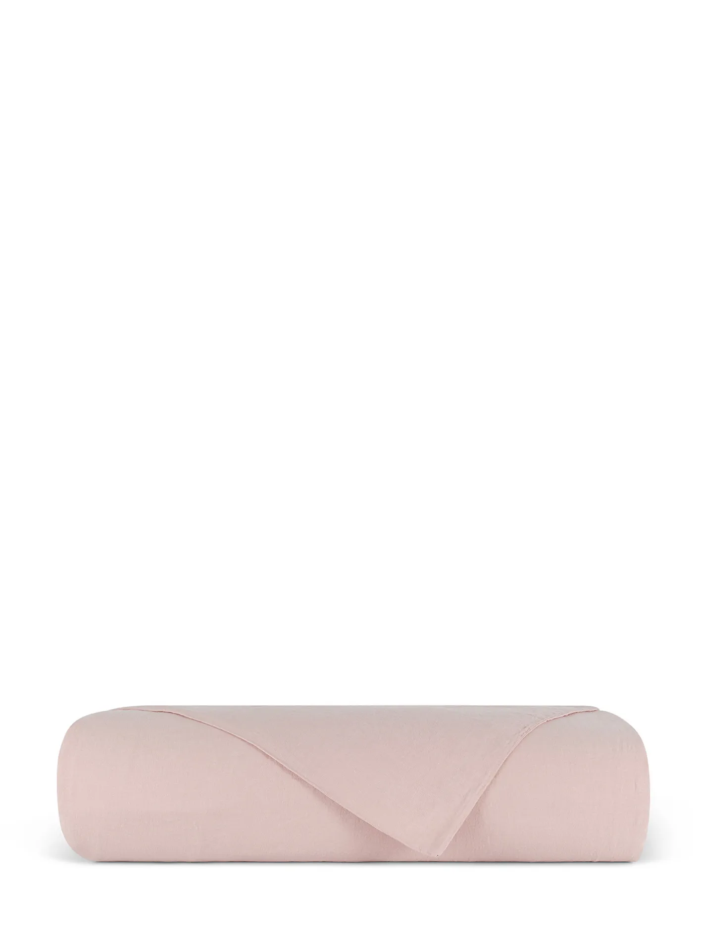 coincasa Biancheria Da Letto|Copripiumini|Copripiumino in lino e cotone tinta unita Zefiro Rosa chiaro