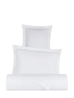 coincasa Biancheria Da Letto|Copripiumini|Copripiumino in pregiato cotone percalle Portofino Bianco