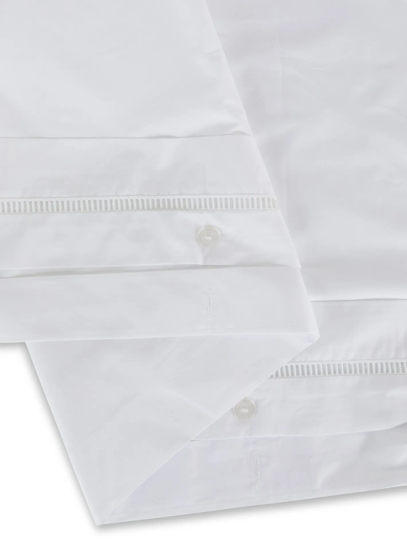 coincasa Biancheria Da Letto|Copripiumini|Copripiumino in pregiato cotone percalle Portofino Bianco