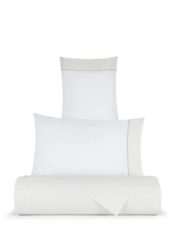 coincasa Biancheria Da Letto|Copripiumini|Copripiumino in pregiato cotone percalle Portofino Bianco