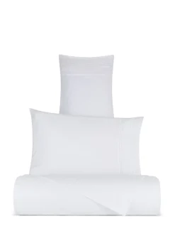 coincasa Biancheria Da Letto|Copripiumini|Copripiumino in pregiato cotone percalle Portofino Bianco