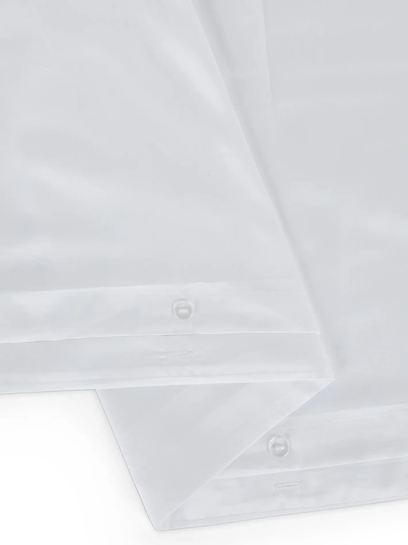 coincasa Biancheria Da Letto|Copripiumini|Copripiumino in raso di cotone egiziano Portofino Bianco