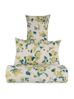 society limonta Biancheria Da Letto|Copripiumini|Copripiumino percalle di cotone stampato Special Capsule SOCIETY Made in Italy per Coincasa Beige