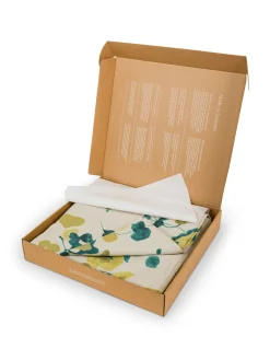 society limonta Biancheria Da Letto|Copripiumini|Copripiumino percalle di cotone stampato Special Capsule SOCIETY Made in Italy per Coincasa Beige