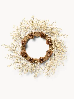 coincasa Ghirlande Natalizie|Cna con bacche bianche Oro