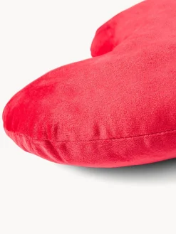 coincasa Cuscini Natalizi|Cuscino a cuore in velluto Rosso