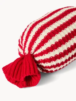 coincasa Cuscini Natalizi|Cuscino a forma di caramella Rosso