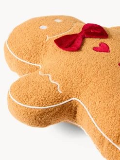 coincasa Cuscini Natalizi|Cuscino a forma di omino marzapane Beige