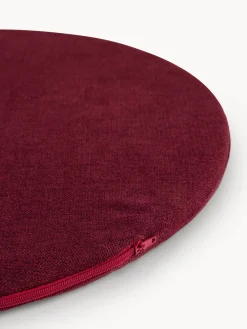 coincasa Cuscini Per Sedie|Cuscino da sedia con zip tinta unita Rosso bordeaux