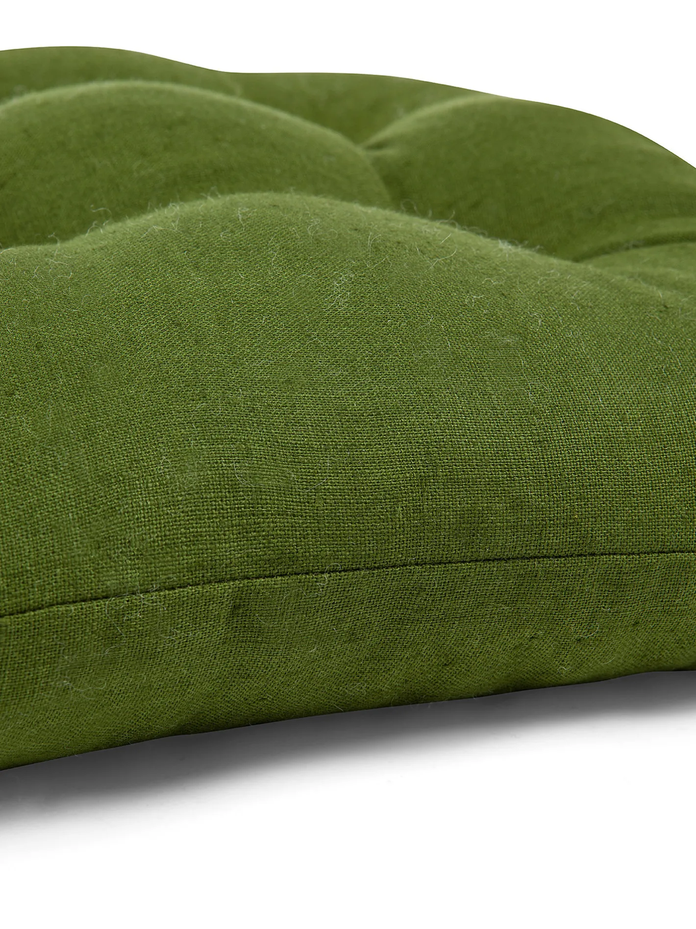 coincasa Cuscini Per Sedie|Cuscino da sedia puro lino tinta unita Verde
