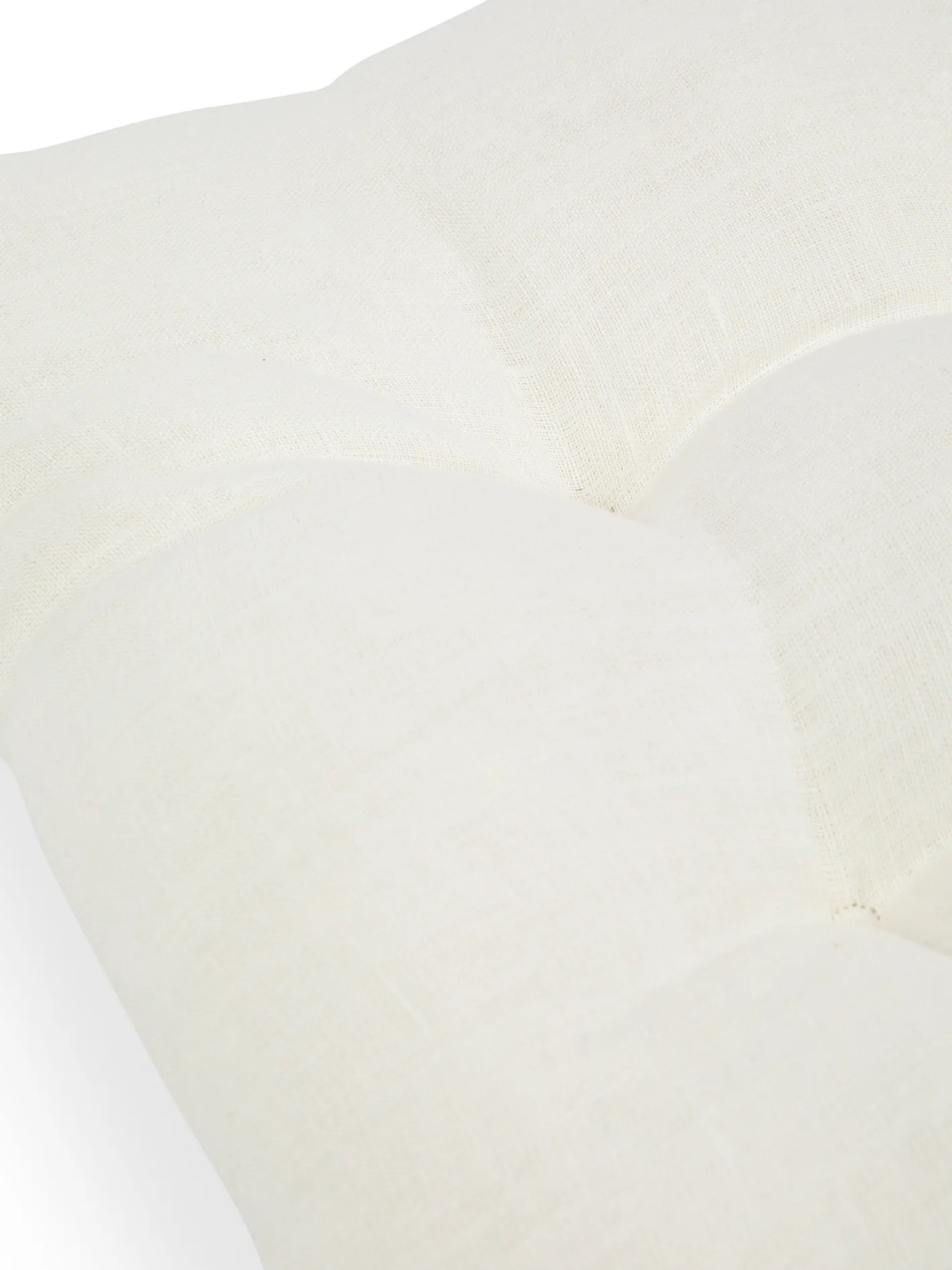 coincasa Cuscini Per Sedie|Cuscino da sedia puro lino tinta unita Bianco