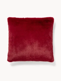 coincasa Cuscini Letto|Camera Da Letto|Cuscino effetto pelo tinta unita Rosso