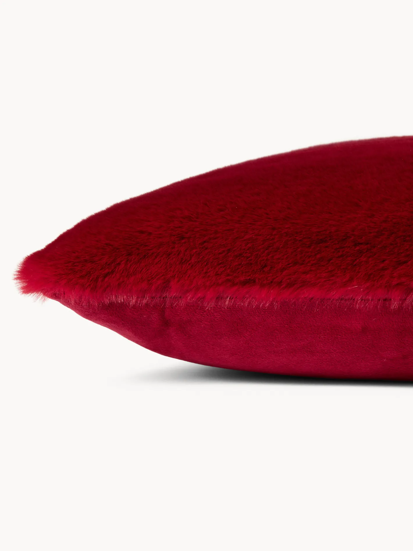 coincasa Cuscini Letto|Camera Da Letto|Cuscino effetto pelo tinta unita Rosso