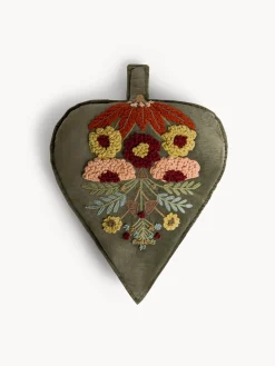 coincasa Cuscini|Cuscini Divano|Cuscino in velluto a forma di foglia Verde