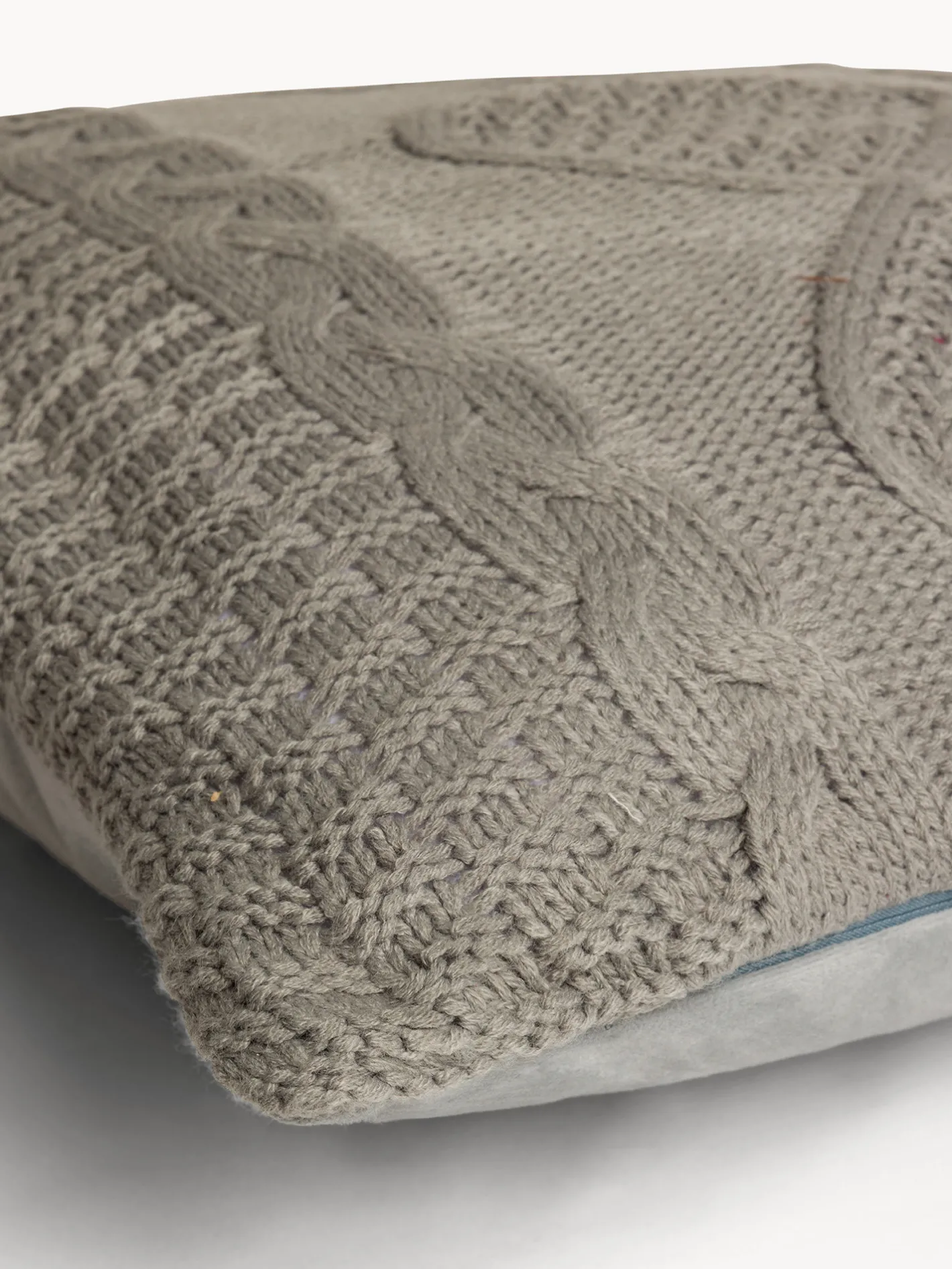 coincasa Cuscini|Cuscini Divano|Cuscino 45x45 cm con motivo a treccia Grigio chiaro