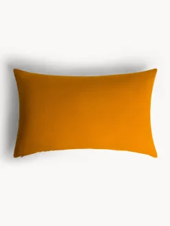coincasa Cuscini|Cuscini Divano|Cuscino 45x65 cm in ciniglia ricamo floreale Giallo ocra