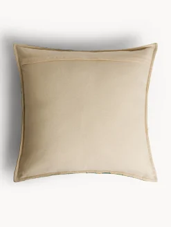 coincasa Cuscini|Cuscini Divano|Cuscino 45x45 cm in cotone con ricamo geometrico Verde