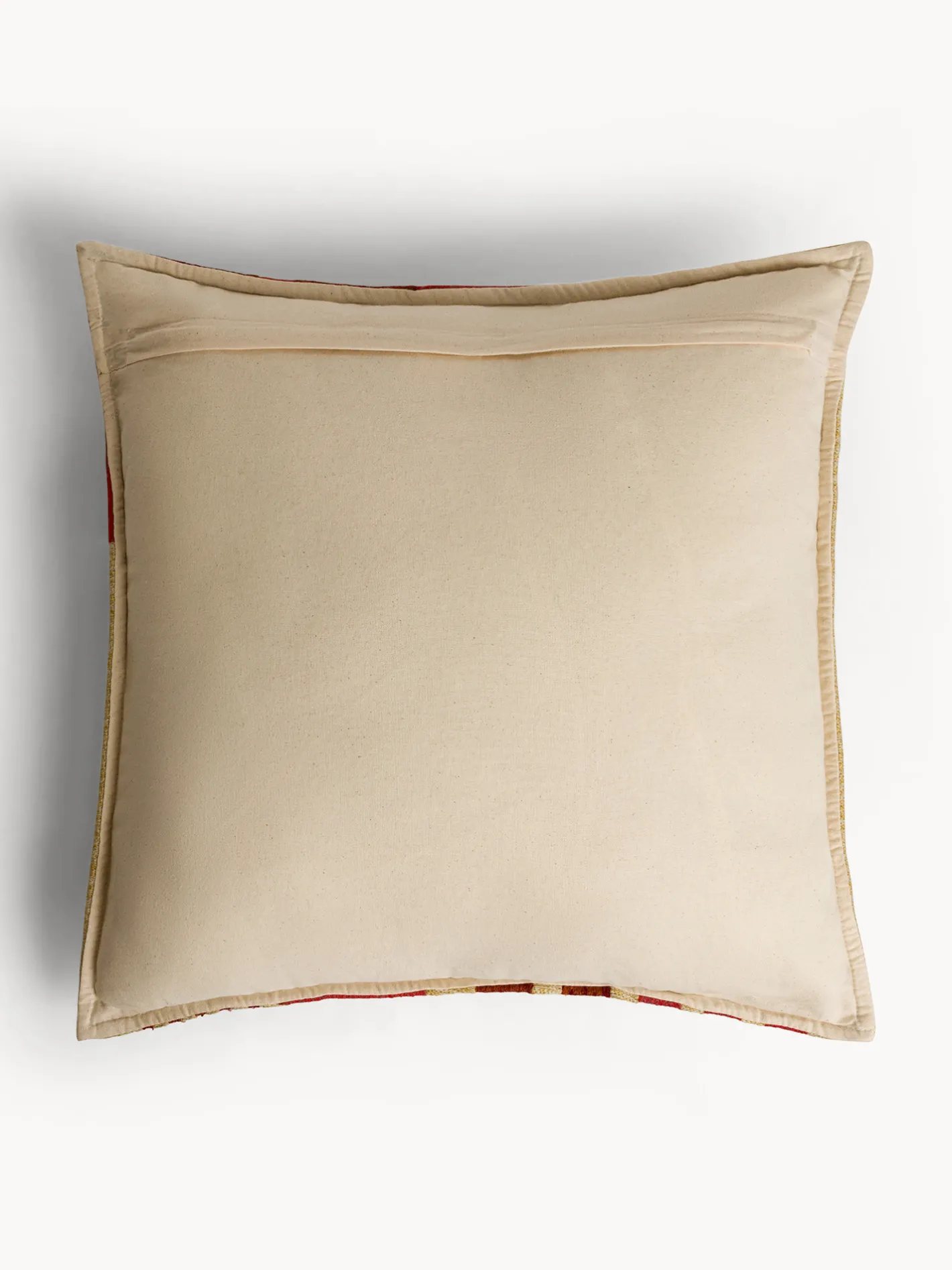 coincasa Cuscini|Cuscini Divano|Cuscino 45x45 cm in cotone con ricamo geometrico Rosso