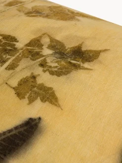 coincasa Cuscini|Cuscini Divano|Cuscino 40x50 cm in lino eco-print foliage Beige chiaro