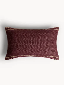 coincasa Cuscini|Cuscini Divano|Cuscino 35x55 cm in mohair righe zigzag Viola chiaro