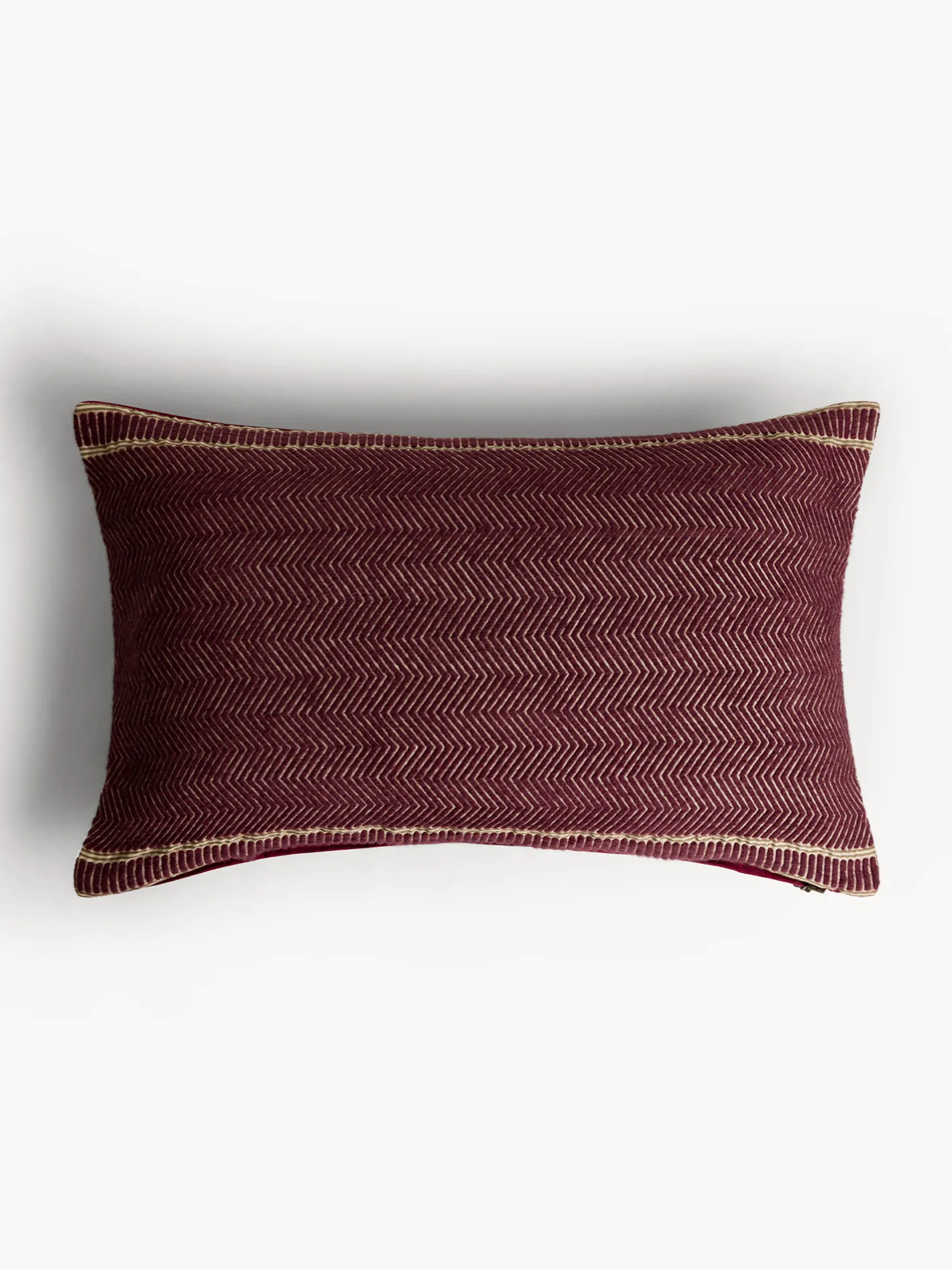 coincasa Cuscini|Cuscini Divano|Cuscino 35x55 cm in mohair righe zigzag Viola chiaro