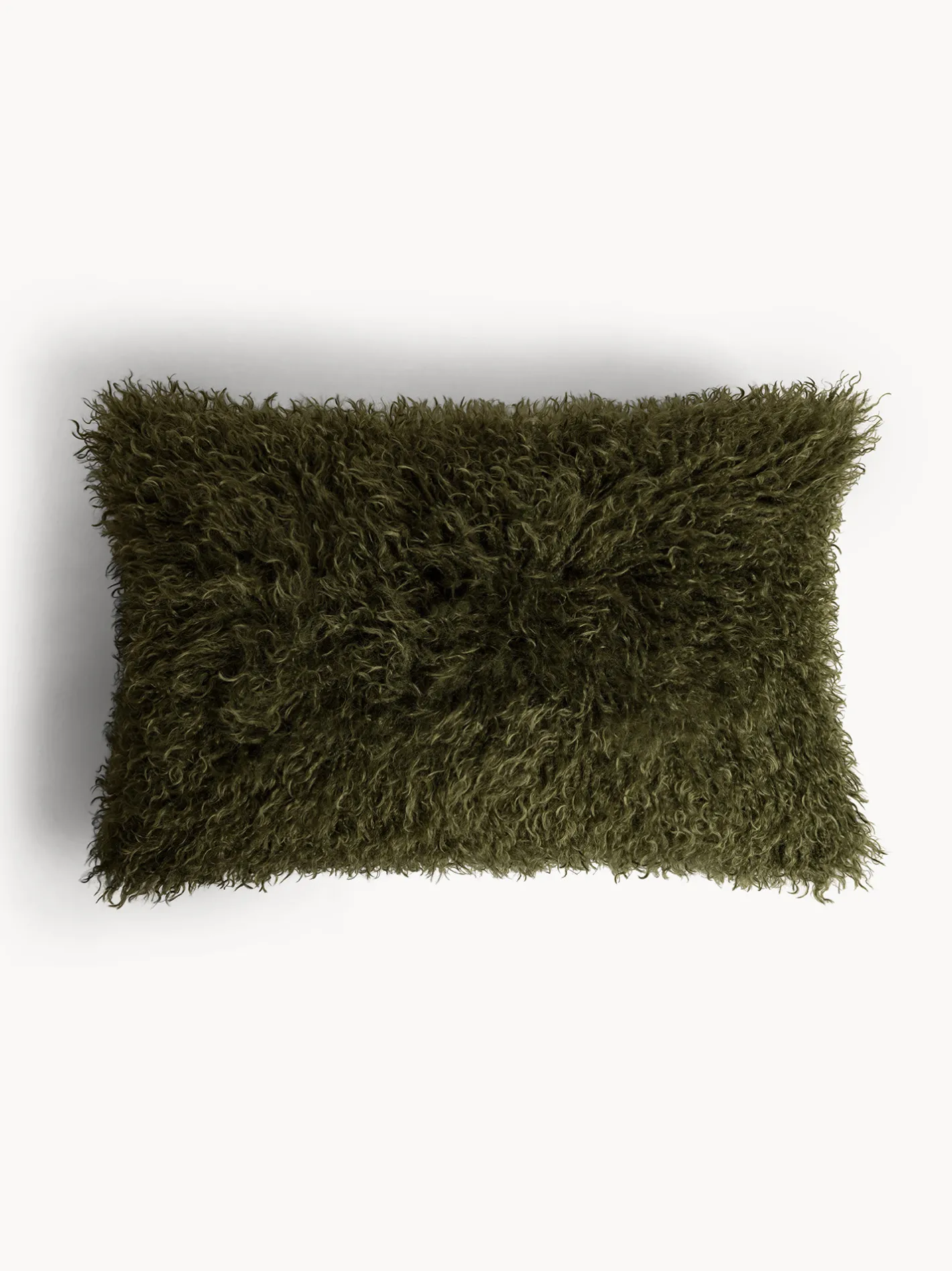 coincasa Cuscini|Cuscini Divano|Cuscino 40x60 cm in morbida pelliccia sintetica Verde