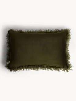 coincasa Cuscini|Cuscini Divano|Cuscino 40x60 cm in morbida pelliccia sintetica Verde